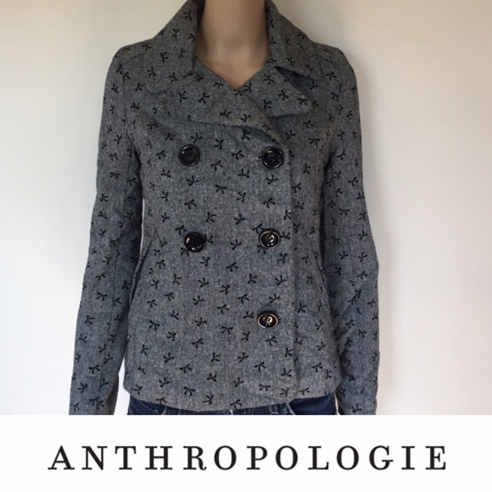 Anthropologie needle and thread blazer size small